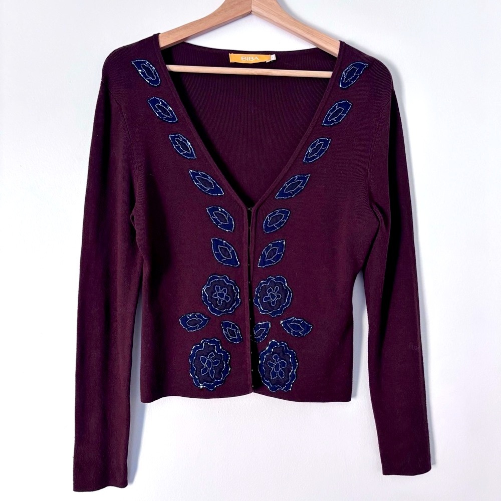 Stunning BIBA cardigan Size M